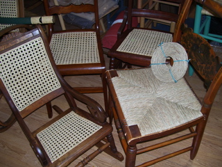 chair caned seats